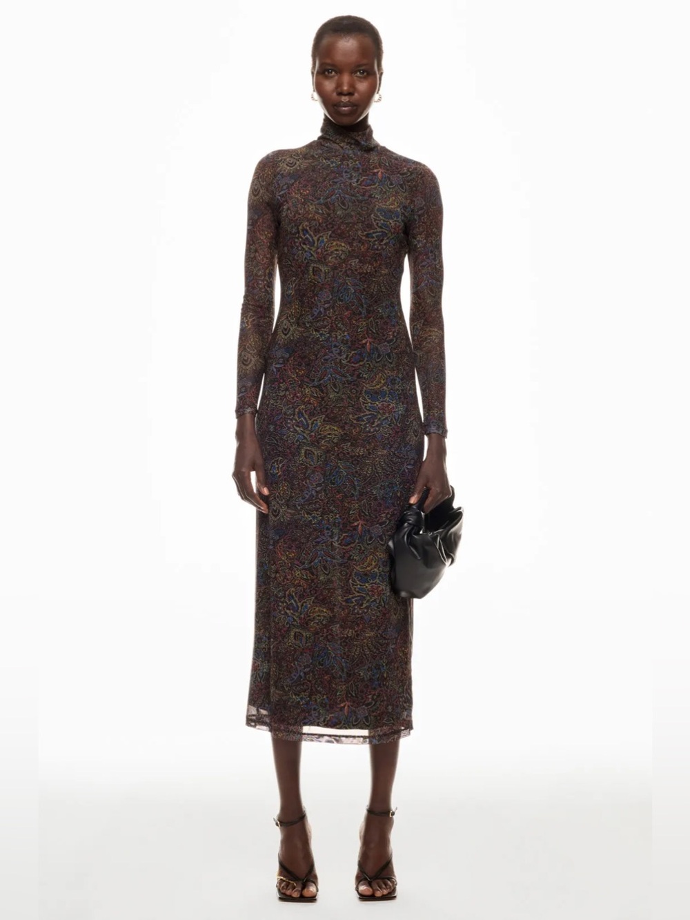 RTR Rosetta Getty Printed Mesh Dress (0343)